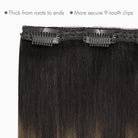 Dark Brown / Chestnut Brown Balayage (2/6/2) Classic Clip-Ins