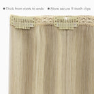 Ash Blonde / Golden Blonde/ Platinum Blonde balayage (17/22/60) Classic Clip-Ins