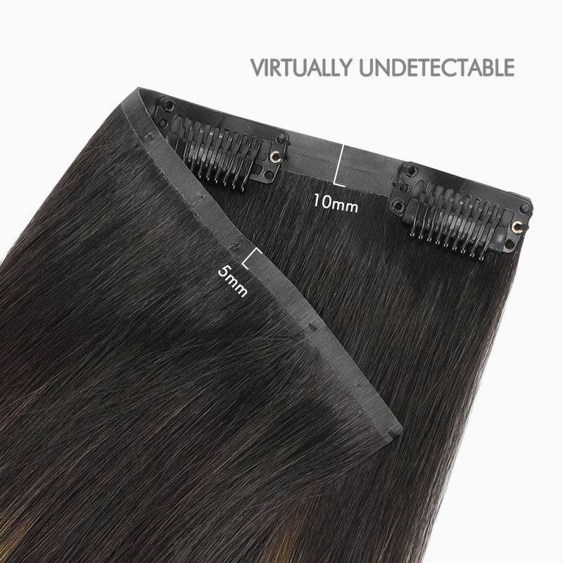 Dark Brown / Chestnut Brown Balayage (2/6/2) Ultra Seamless Clip-Ins