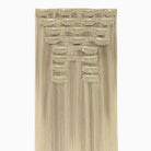Ash Blonde / Golden Blonde/ Platinum Blonde balayage (17/22/60) Classic Clip-Ins