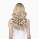 Dark Blonde / Bleach Blonde Highlights (18A/613A) Ultra Seamless Clip-Ins