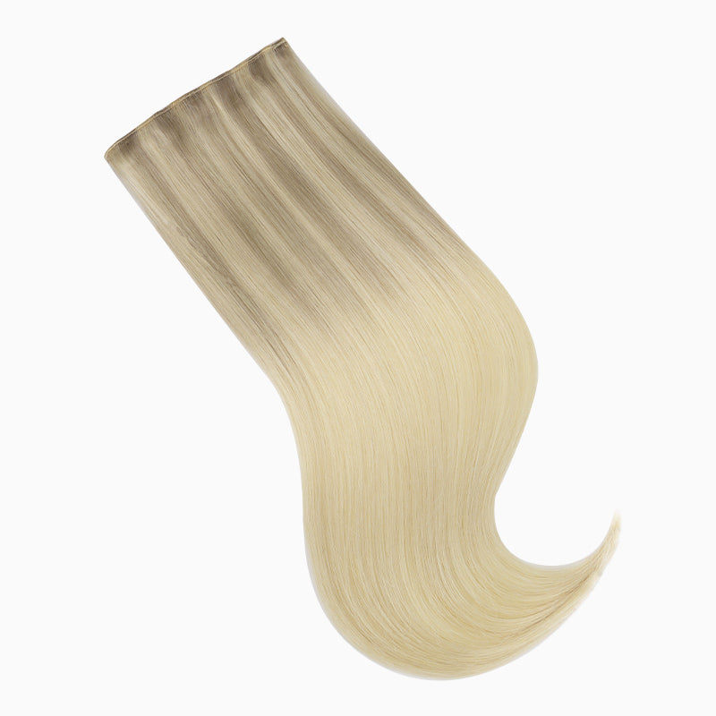 Ash Blonde / Golden Blonde/ Platinum Blonde balayage (17/22/60) Classic Clip-Ins