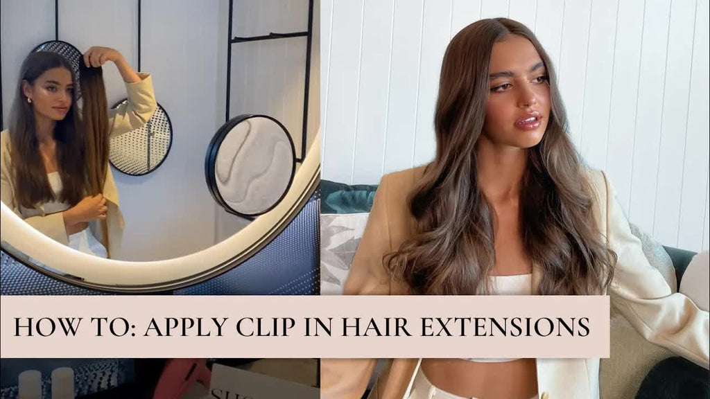 How To Apply Doores Clip In Hair Extensions?