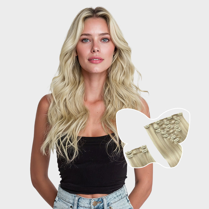 150g_clip_ins_Ash_Blonde_Platinum_Blonde_Highlights_17A60A