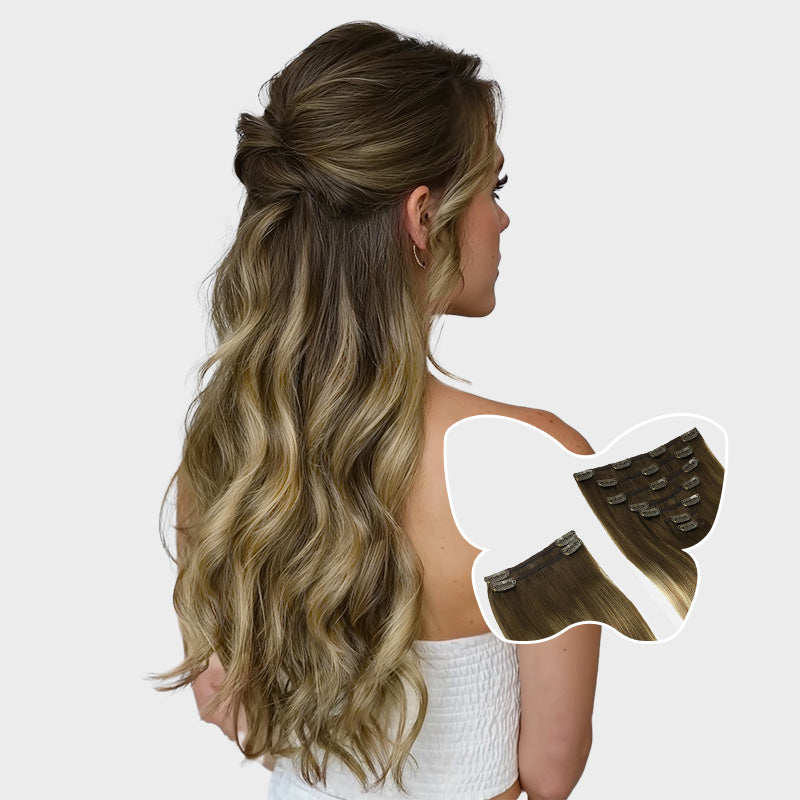 Classic Clip-Ins | 100% Remy Human Hair - DOORES display picture 1