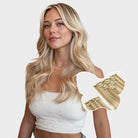 150g_clip_ins_Dark_Blonde_Bleach_Blonde_Highlights_18A613A