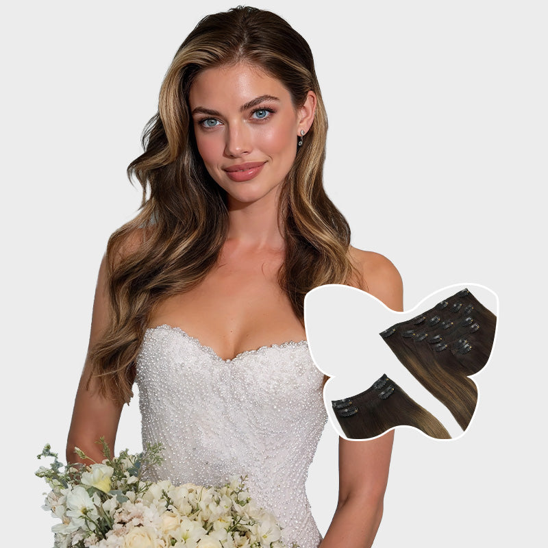 150g_clip_ins_Dark_Brown_Chestnut_Brown_Balayage_262