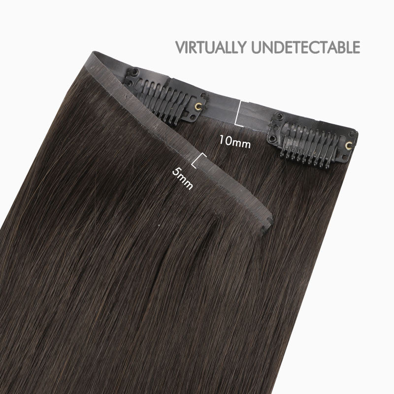 Light Dark Brown (2A) Ultra Seamless Clip-Ins