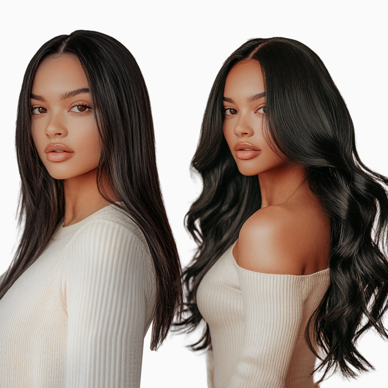 Natural Black (1B) Classic Clip-Ins