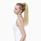 Dark Blonde / Bleach Blonde Highlights (18A/613A) Ponytail