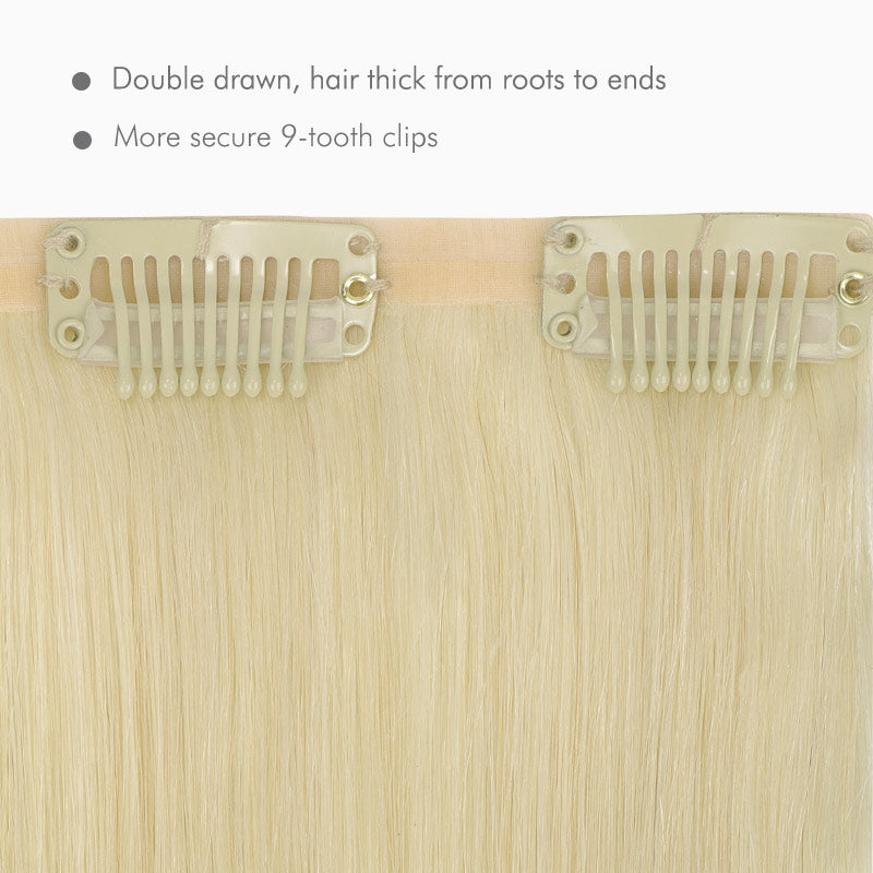 Bleach Blonde (613R) Ultra Seamless Clip-Ins