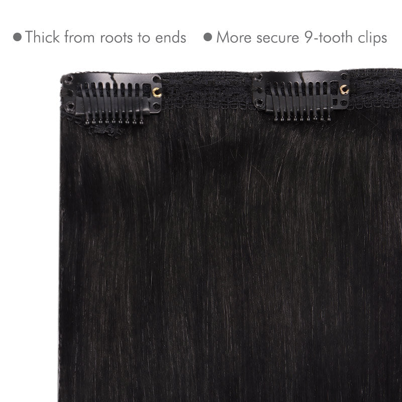 Natural Black (1B) Classic Clip-Ins