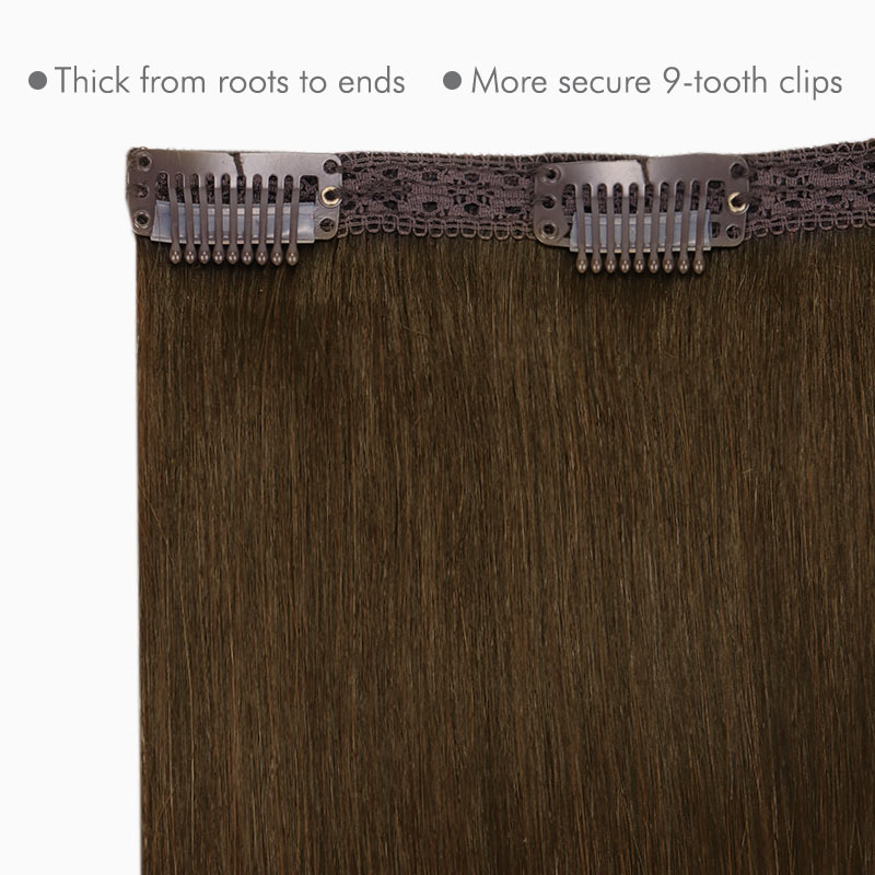 Classic Chocolate Brown (4A) Clip-Ins